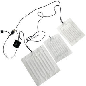 RSHP-017 Resistência à curvatura impermeável portátil 5V Pad de calor elétrico quente para roupas